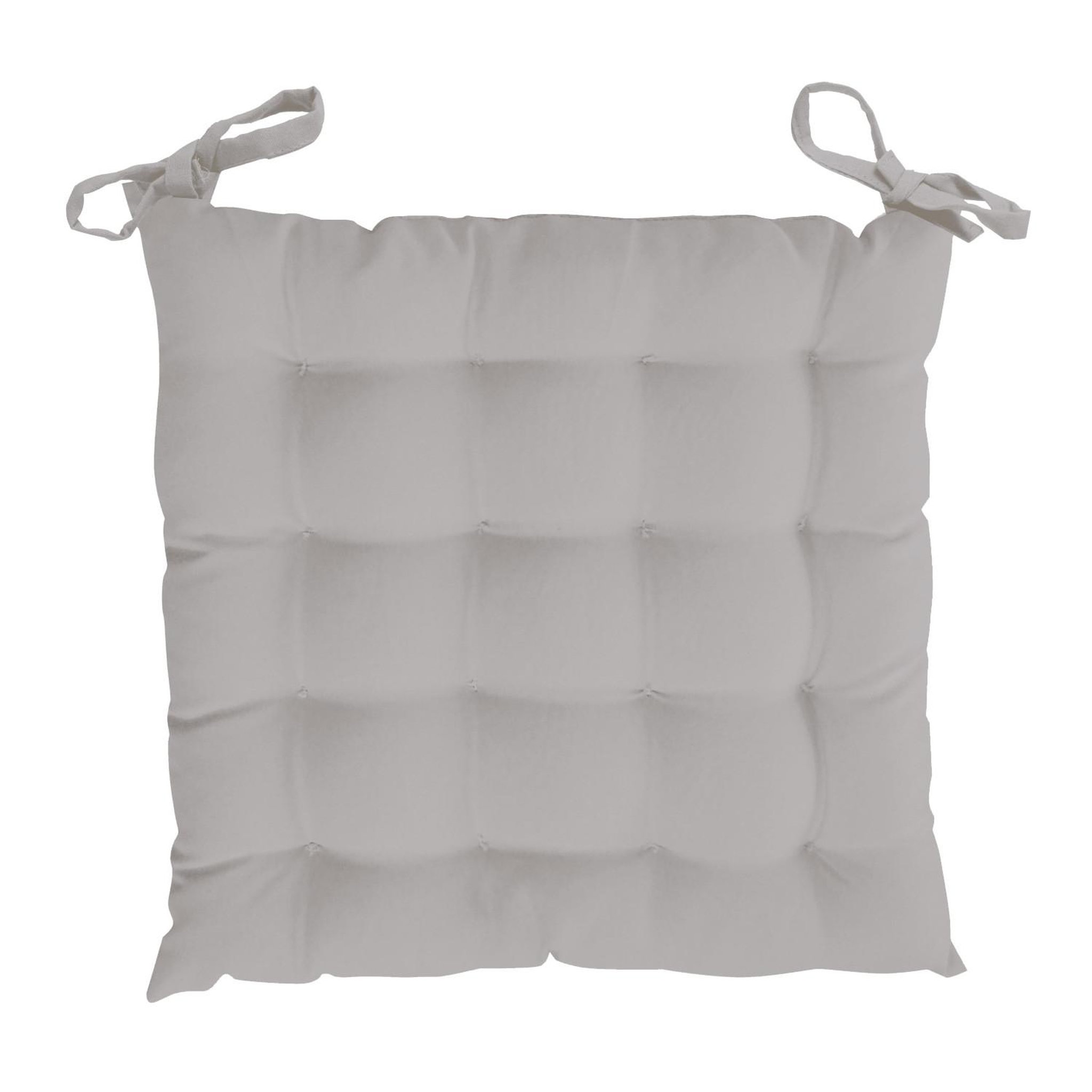 SOLEIL D'OCRE Dessus de chaise capitonné 40x40x5 cm alix, par soleil d'ocre. Coloris disponibles : Blanc, Orange, Noir, Rouge, Vert, Gris, Bleu, Beige, Marron