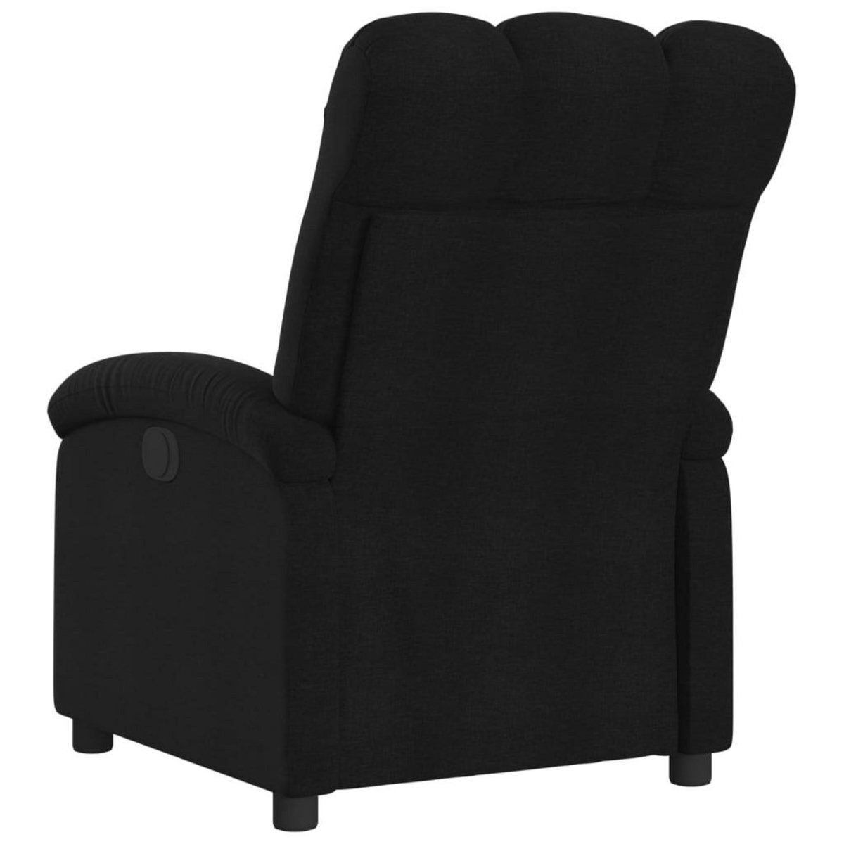 VIDAXL Fauteuil inclinable Noir Tissu