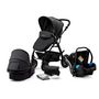 Voir la diapositive 1 : KINDERKRAFT Poussette 3en1 Moov noir bébé 