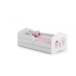 lit enfant fala bar+szu 140x70 danseuse avec tiroir de rangement avec matelas