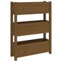 Voir la diapositive 2 : VIDAXL Jardiniere Marron miel 77x25x104,5 cm Bois massif de pin