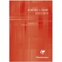 CLAIREFONTAINE Agenda scolaire journalier 12x17cm rouge 2022-2023