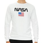 NASA Sweat  Homme Nasa 41S. Coloris disponibles : Blanc