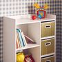 Voir la diapositive 3 : SWEEEK Meuble de rangement pour enfant avec 7 compartiments et 4 paniers fibre naturelle