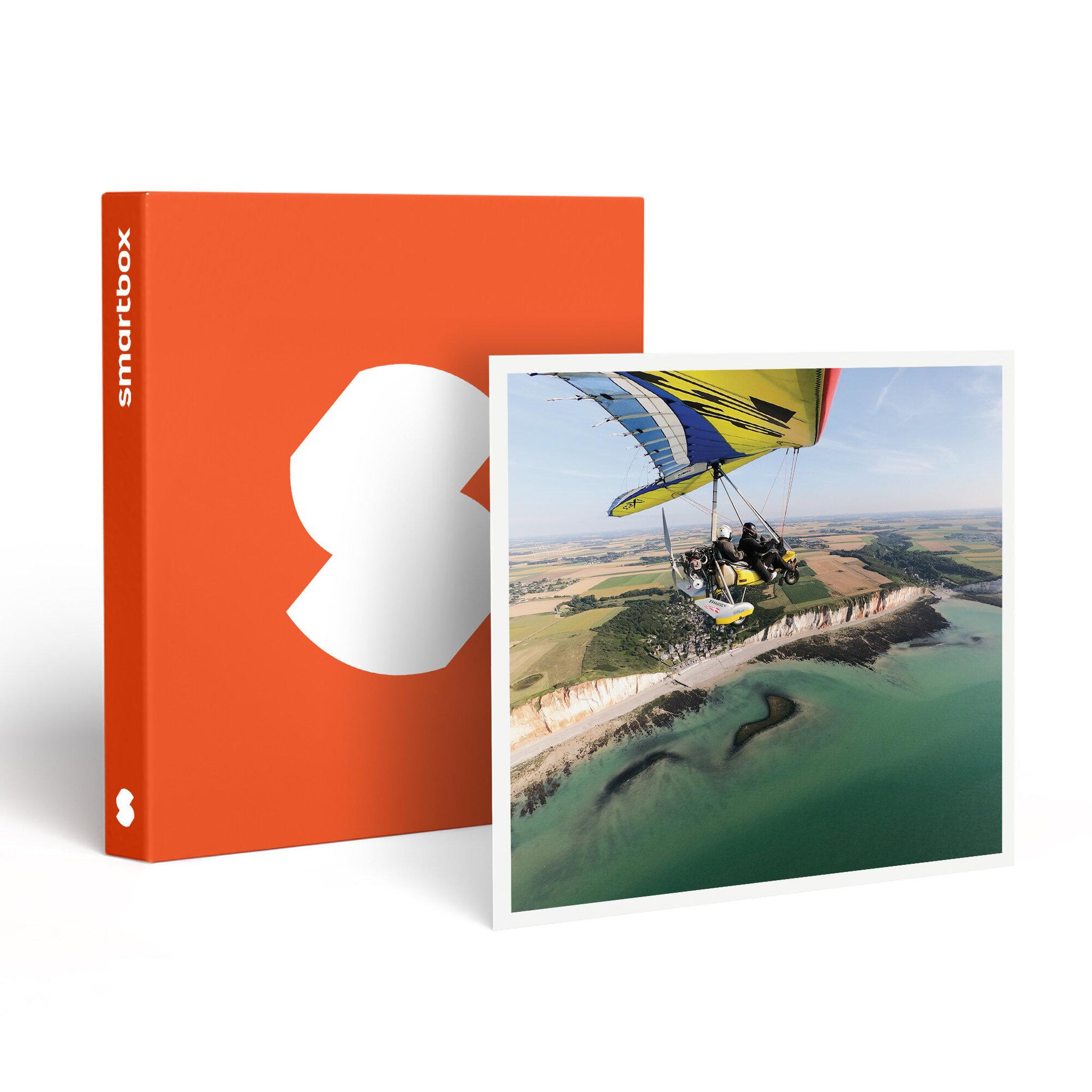 Smartbox Vol en ulm au-dessus des falaises de la côte d'albâtre en normandie - coffret cadeau sport & aventure