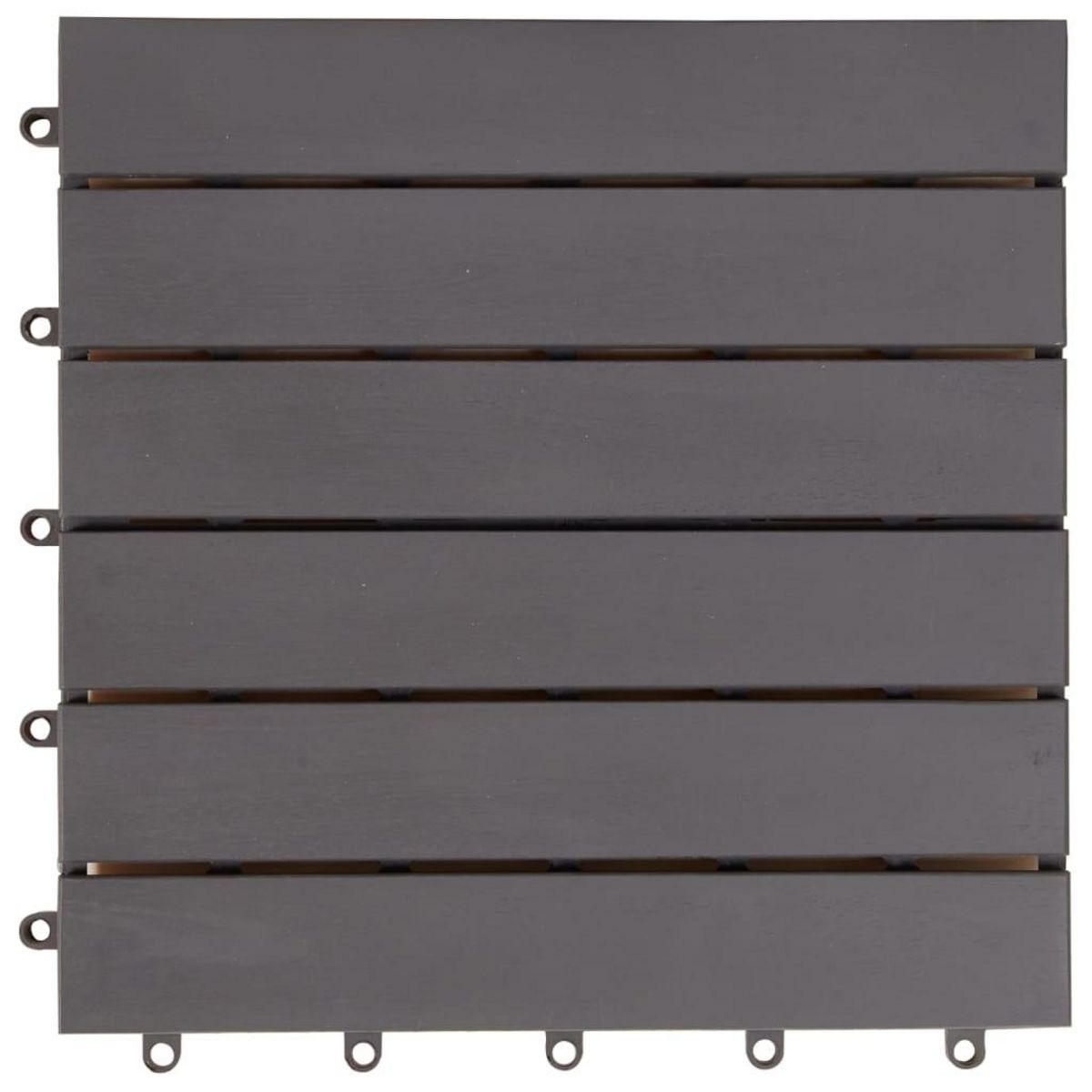 VIDAXL Carreaux de terrasse 30pcs Delavage gris 30x30 cm Acacia solide
