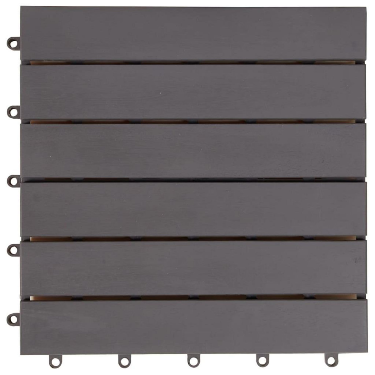 VIDAXL Carreaux de terrasse 30pcs Delavage gris 30x30 cm Acacia solide