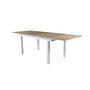 Voir la diapositive 2 : Paris Prix Table de Jardin Extensible  Mexico  180-240cm Naturel & Blanc
