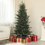Voir la diapositive 2 : HOMCOM Sapin de Noël artificiel 180 cm arbre de Noël avec support en acier pliable, 467 branches, décoration de Noël effet réaliste, vert