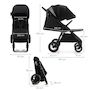 Voir la diapositive 6 : KINDERKRAFT Poussette canne compacte légère 27 kg