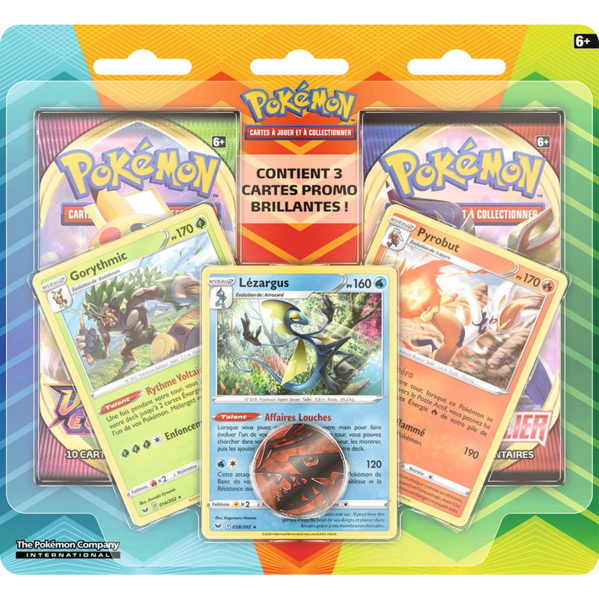 ASMODEE Pack de 2 boosters - Voltage Eclatant et Epée et Bouclier - Pokemon 