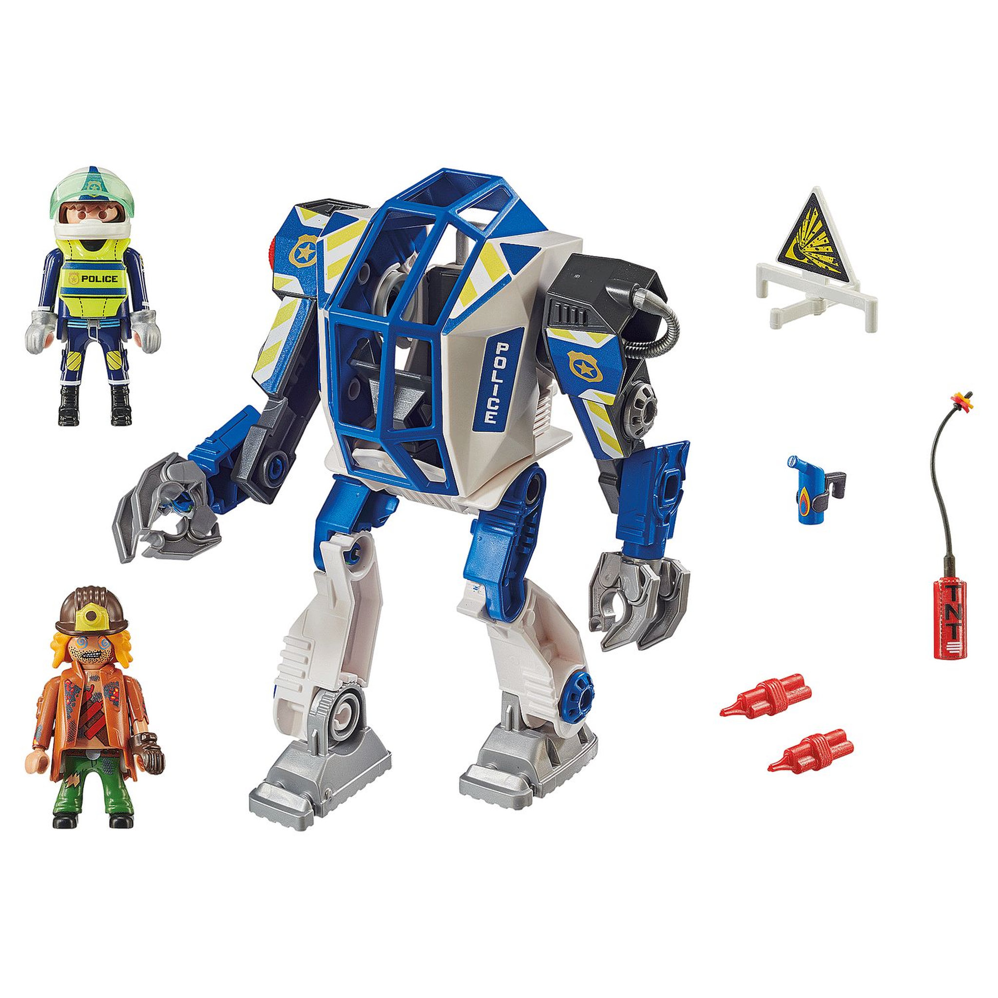 Voir la diapositive 2 : PLAYMOBIL 70571 - City Action - Police Robot de police