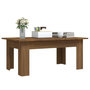 Voir la diapositive 4 : VIDAXL Table basse Chene marron 100x60x42 cm Bois d'ingenierie