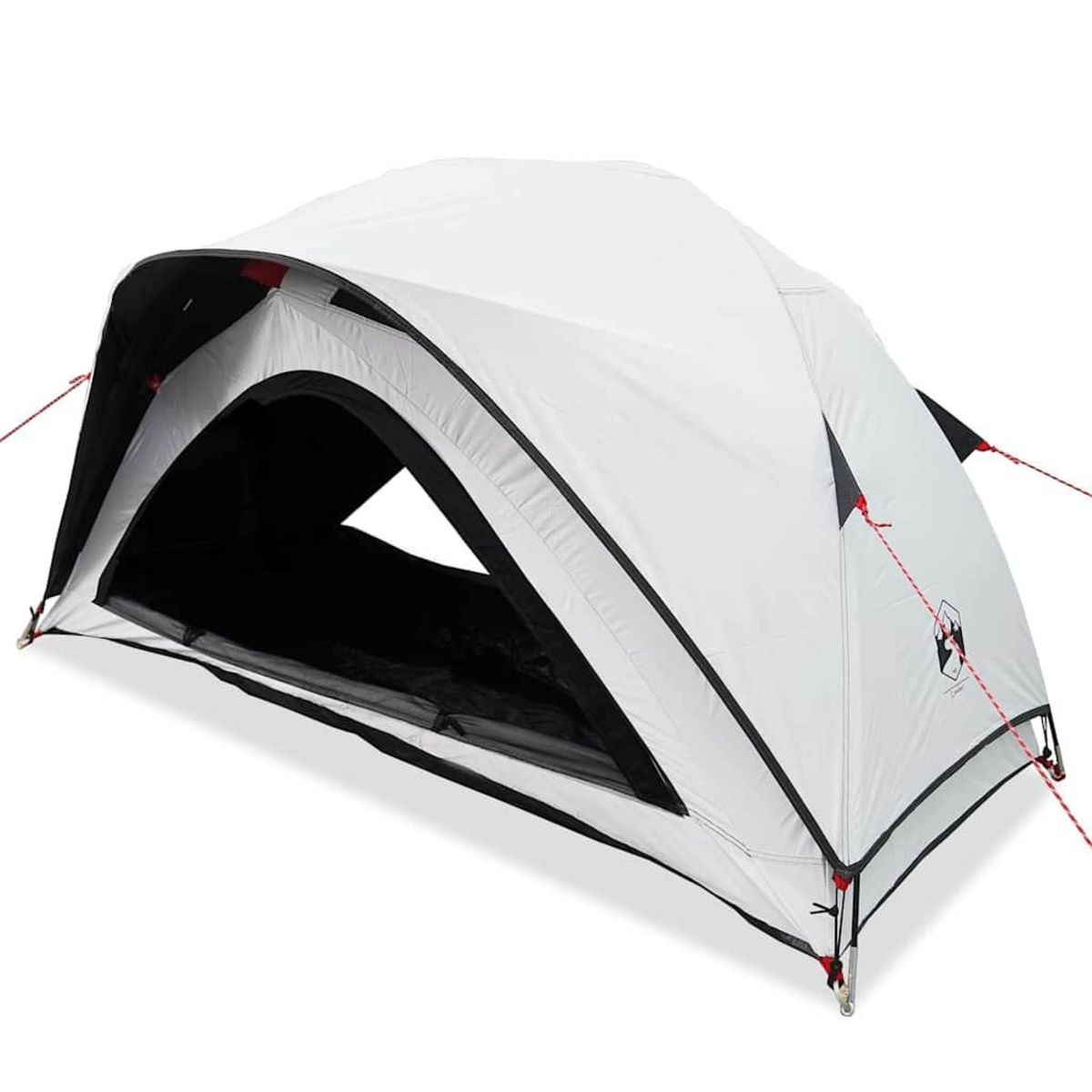 VIDAXL Tente de camping 1 personnes blanc tissu occultant impermeable