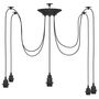 Voir la diapositive 5 : VIDAXL Lampe suspendue avec 6 porte-lampes E27 noir metal