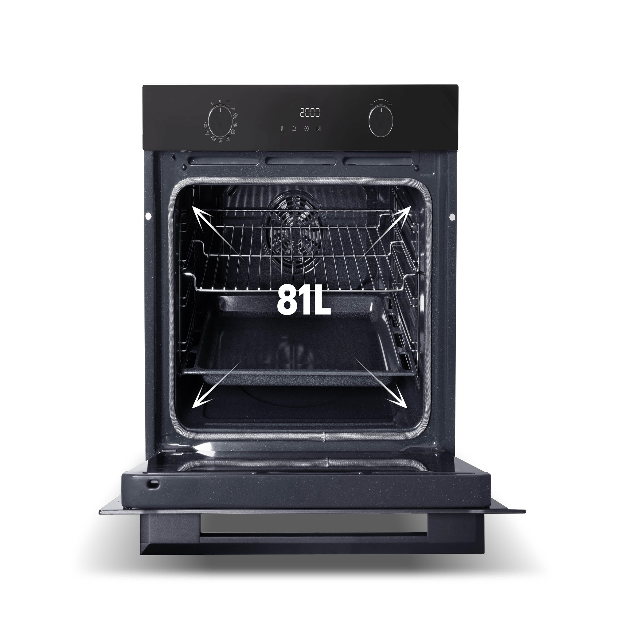Voir la diapositive 3 : SCHNEIDER Schneider SCFP803-BM - Four pyrolyse 60cm 81L