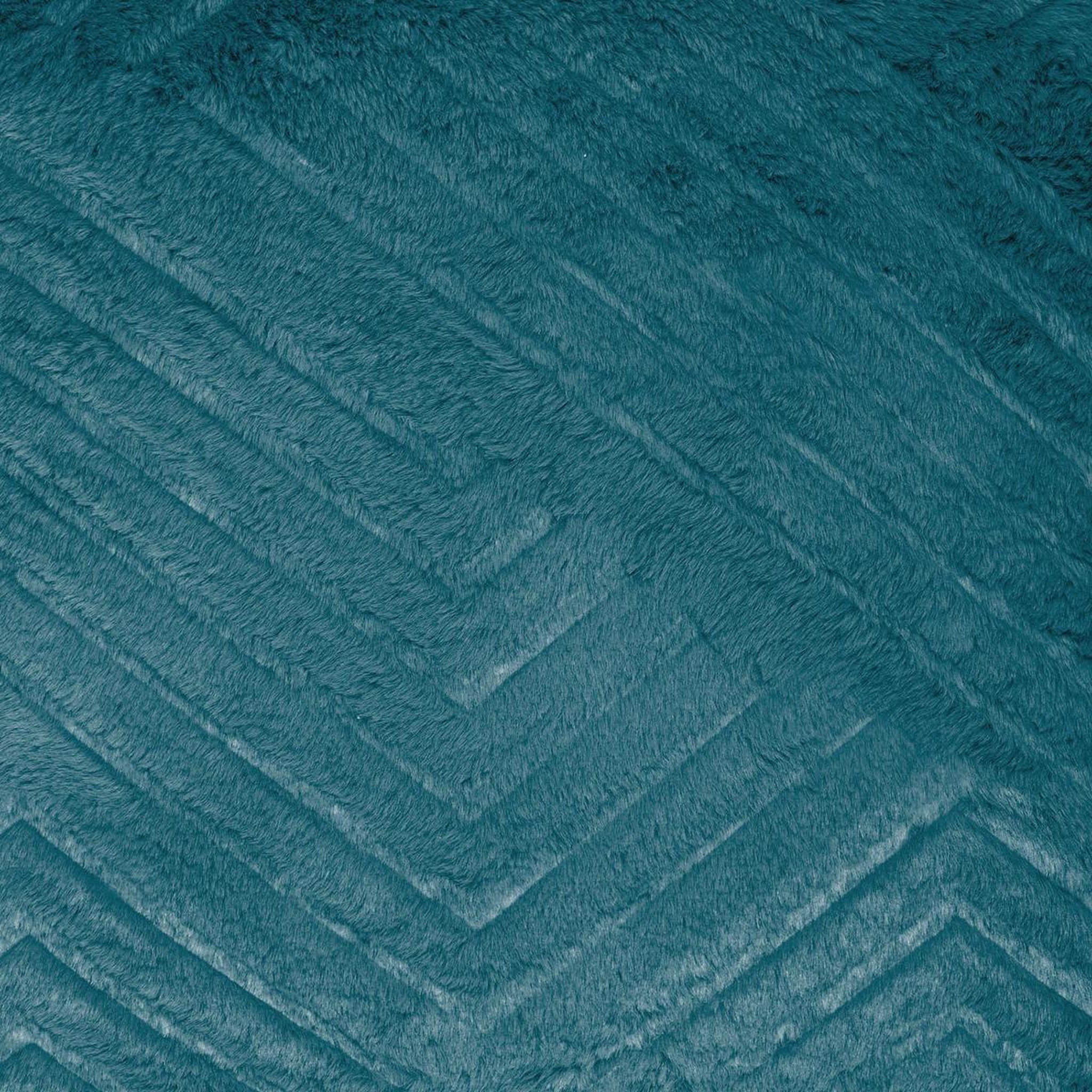 Voir la diapositive 6 : ATMOSPHERA Coussin déco 3d à motifs  four geo  45x45cm bleu