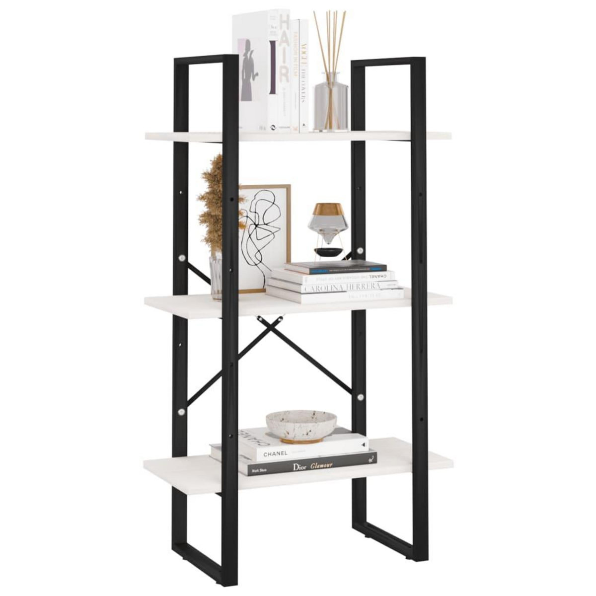 VIDAXL Etagere de rangement Blanc 60x30x105 cm Bois de pin massif