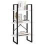 Voir la diapositive 4 : VIDAXL Etagere de rangement Blanc 60x30x105 cm Bois de pin massif