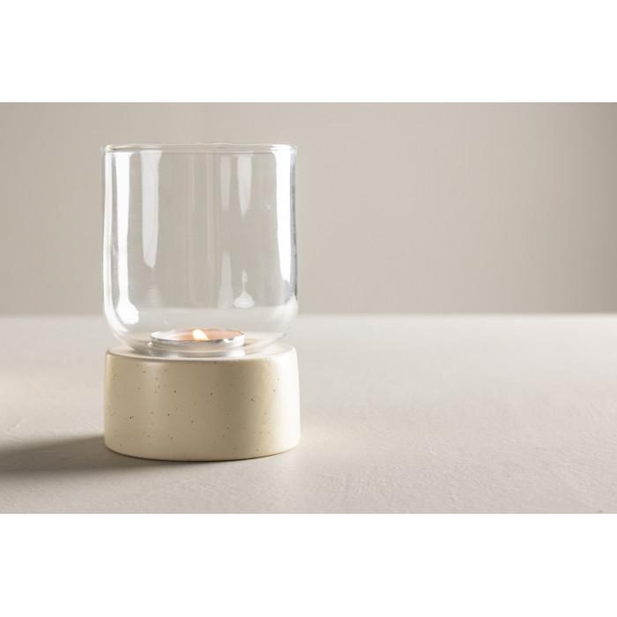 Voir la diapositive 4 : Paris Prix Lanterne en Verre  Vica  12cm Beige