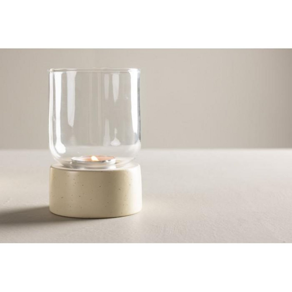 Paris Prix Lanterne en Verre  Vica  12cm Beige