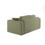Voir la diapositive 5 : BEST MOBILIER Topaze - canapé droit 2 places - en tissu bouclette