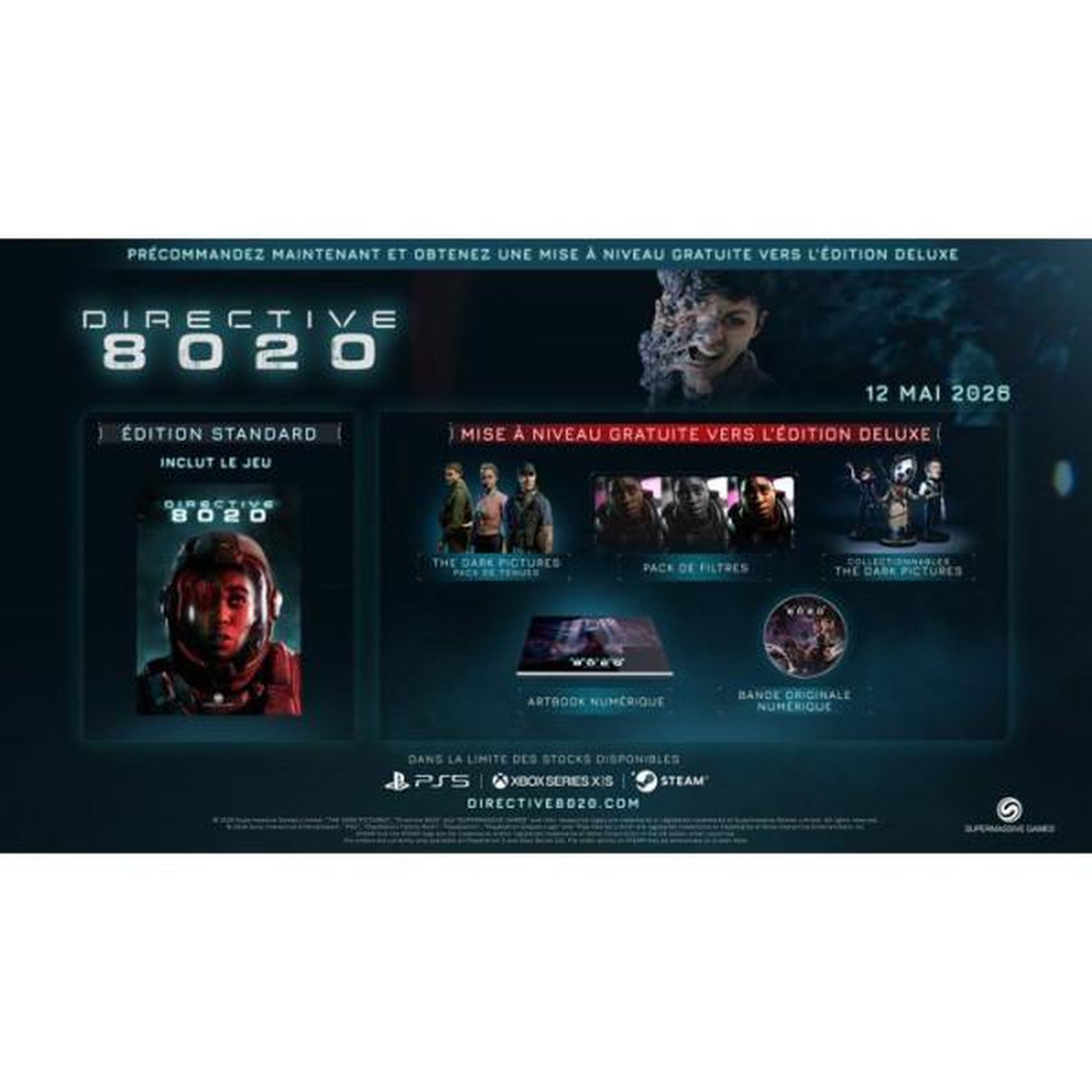 Voir la diapositive 2 : BANDAI NAMCO ENTERTAINMENT Directive 8020 - jeu ps5