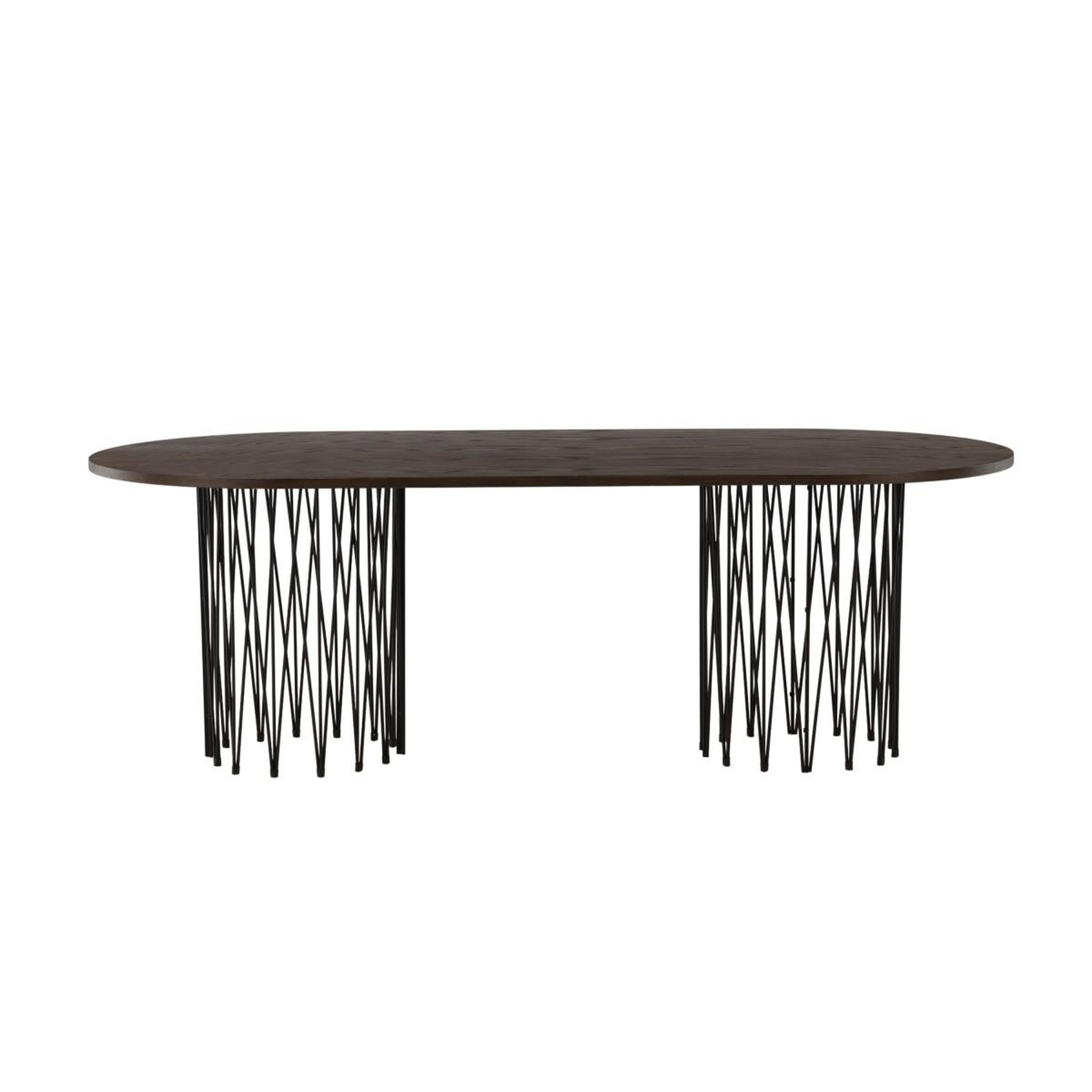 Voir la diapositive 2 : Paris Prix Table à manger design  stone  220cm marron