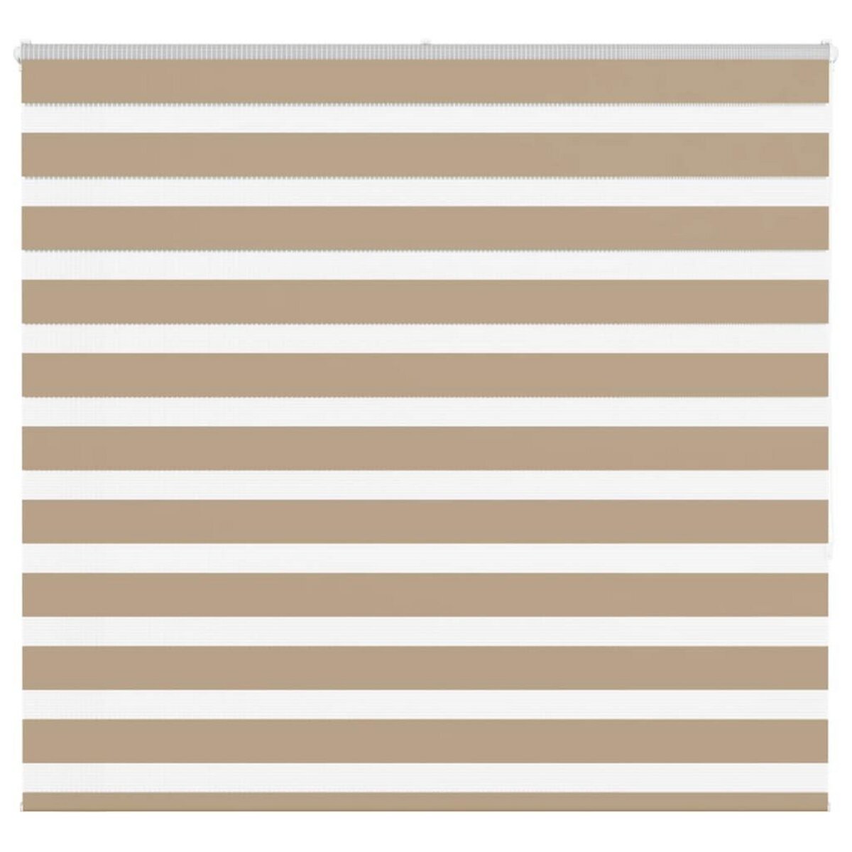 VIDAXL Store zebre marron sable largeur du tissu 150,9 cm polyester