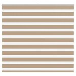 VIDAXL Store zebre marron sable largeur du tissu 150,9 cm polyester