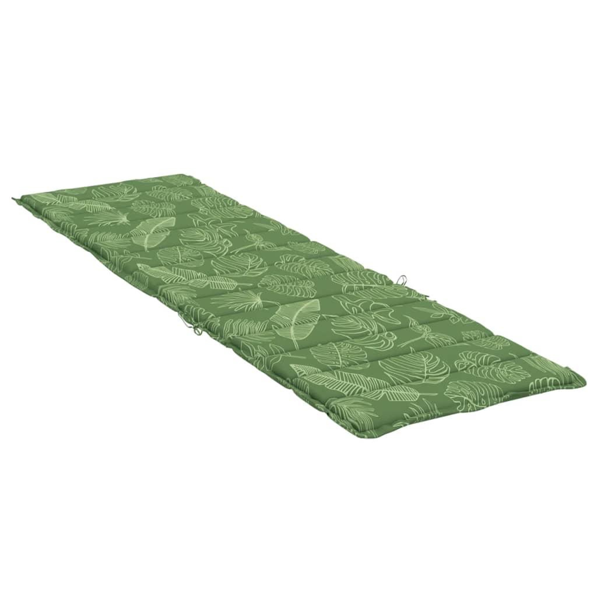 Voir la diapositive 4 : VIDAXL Coussin de chaise longue motif de feuilles tissu oxford