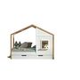 Voir la diapositive 6 : Paris Prix Pack - Lit Cabane & Tiroir  Babs II  90x200cm Blanc