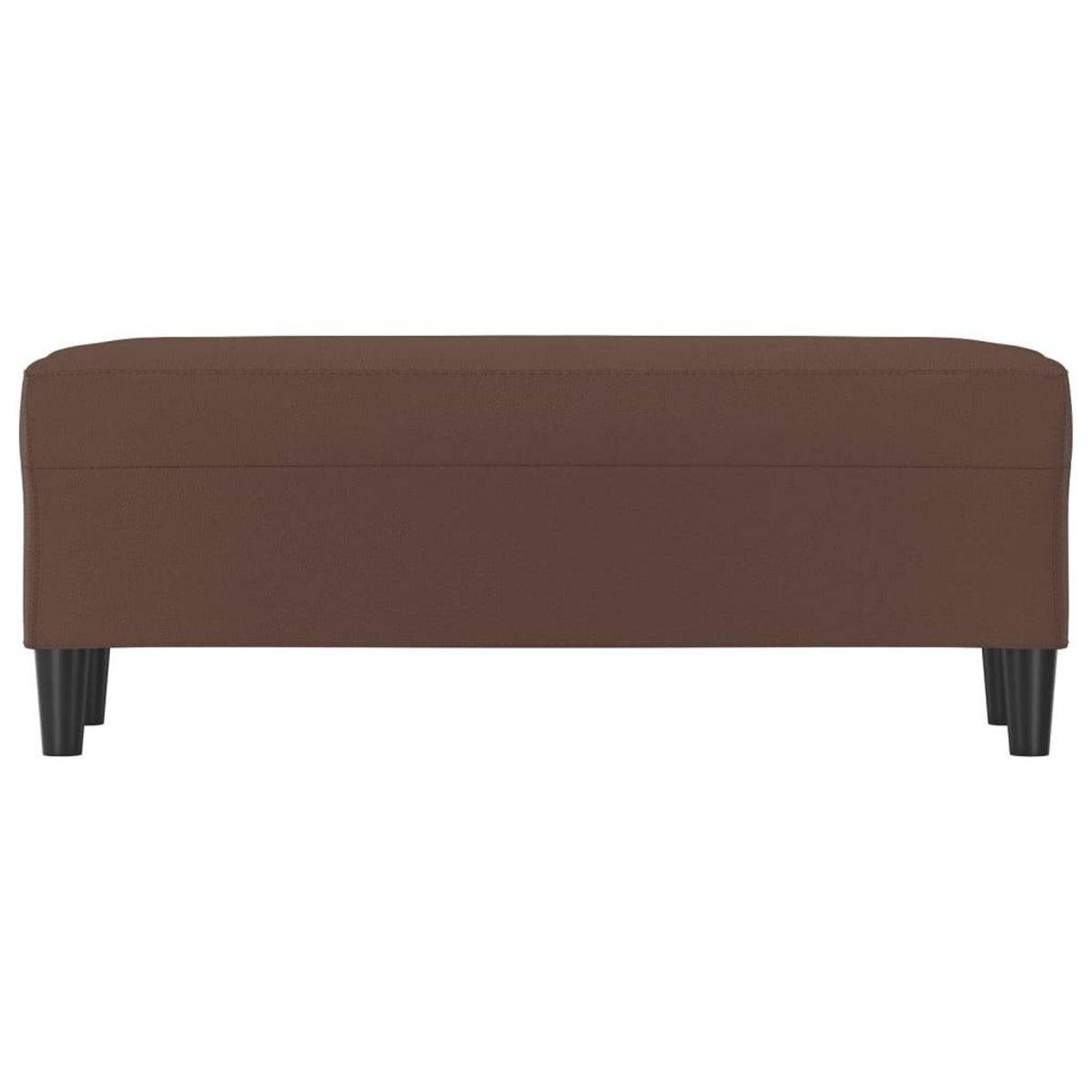 VIDAXL Banc Marron 100x35x41 cm Similicuir