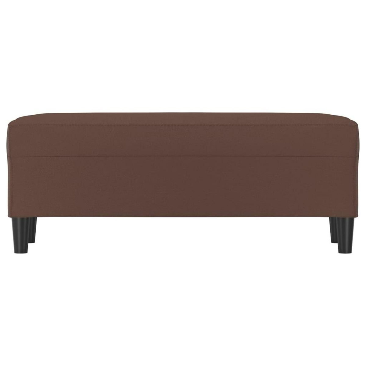 VIDAXL Banc Marron 100x35x41 cm Similicuir