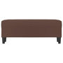 Voir la diapositive 3 : VIDAXL Banc Marron 100x35x41 cm Similicuir