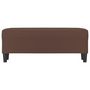 Voir la diapositive 3 : VIDAXL Banc Marron 100x35x41 cm Similicuir