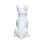 Voir la diapositive 2 : Paris Prix Sculpture Design Chien  Dude  37cm Blanc
