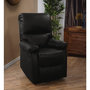 Voir la diapositive 2 : Habitat et Jardin Fauteuil relax  Lincoln  - 90 x 89 x 103 cm - Noir