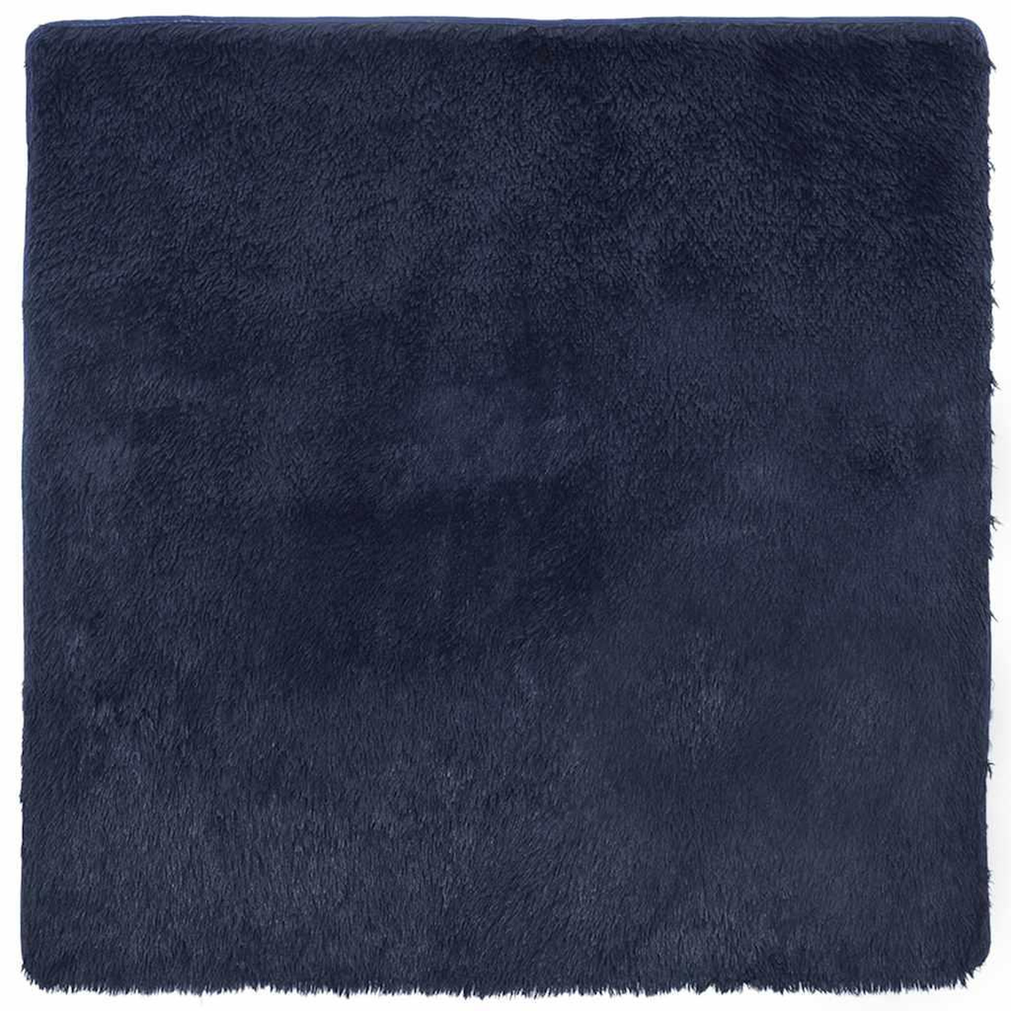 Voir la diapositive 2 : VIDAXL Tapis shaggy a poils longs NAVARRA bleu marine 240x240 cm