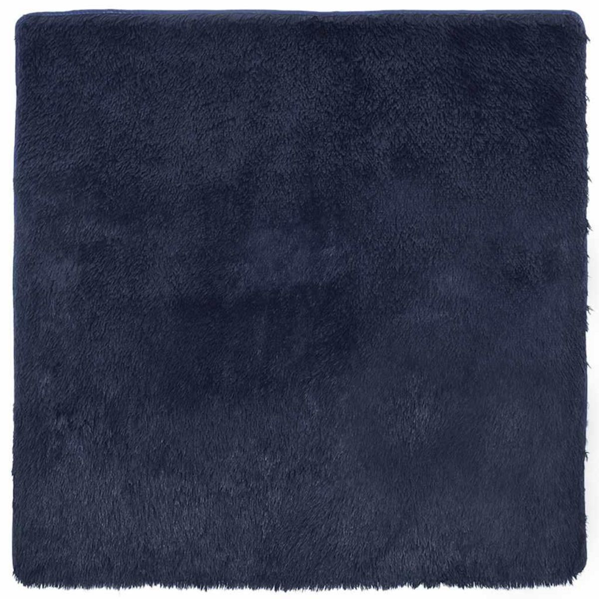 VIDAXL Tapis shaggy a poils longs NAVARRA bleu marine 240x240 cm
