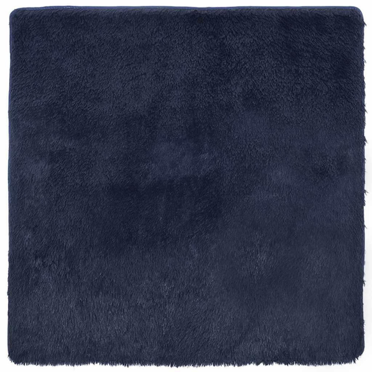 VIDAXL Tapis shaggy a poils longs NAVARRA bleu marine 240x240 cm