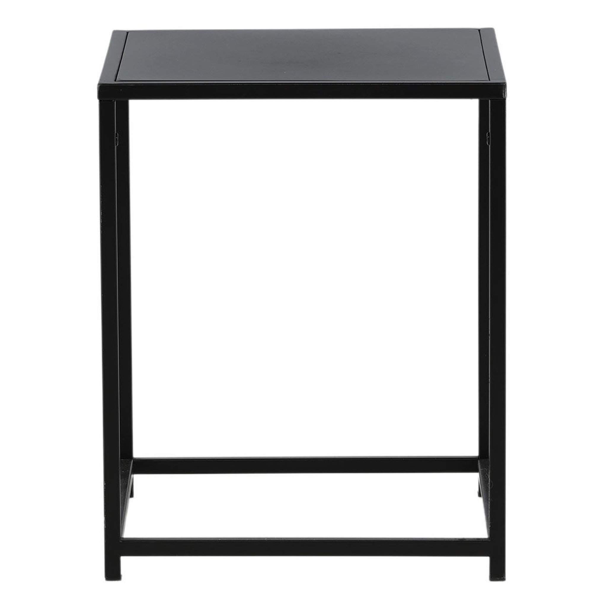 Voir la diapositive 1 : Paris Prix Table d'appoint en métal  staal  45cm noir