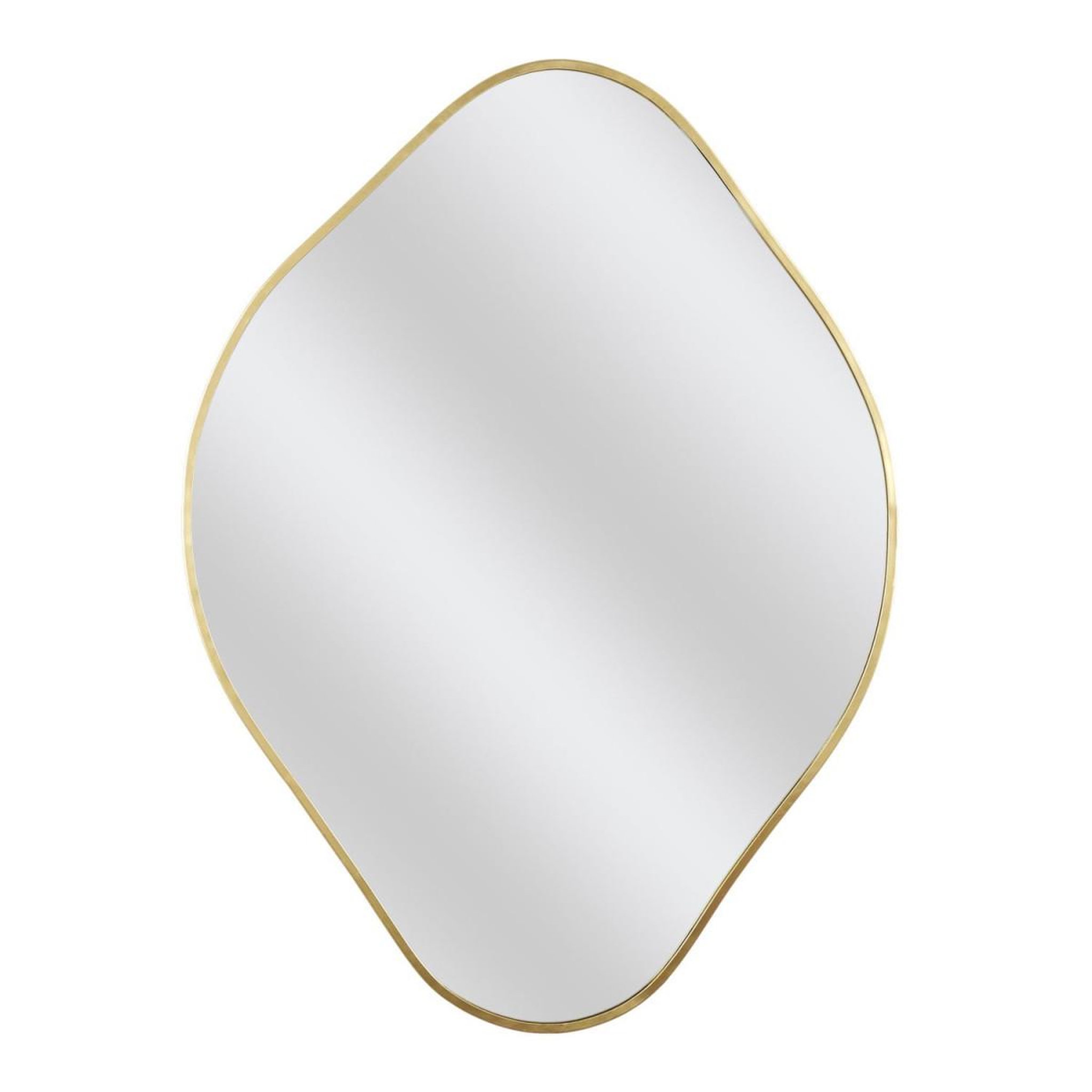 The Home Deco Factory Miroir Déco  Losange  60cm Or