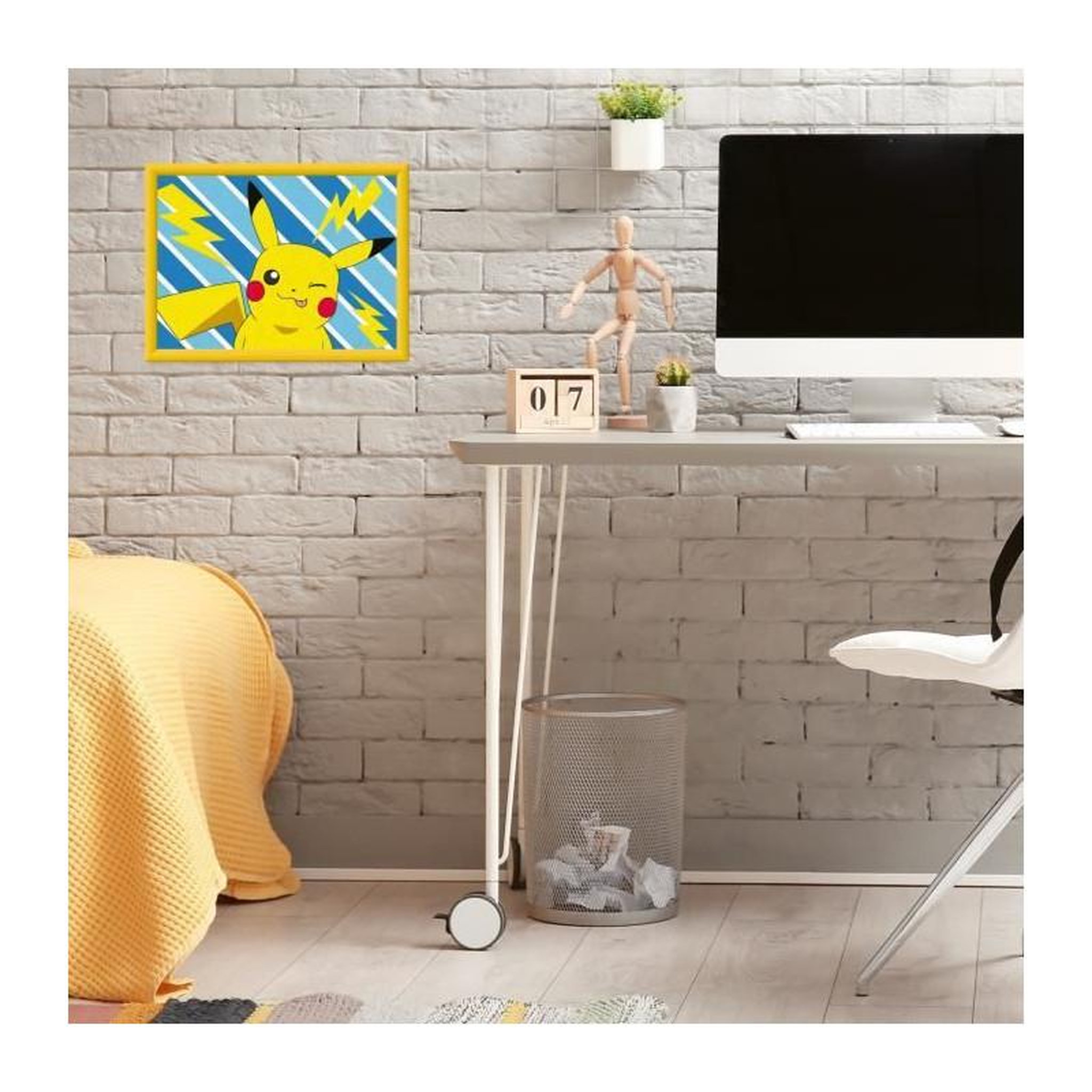 Voir la diapositive 4 : RAVENSBURGER CreArt Kids 18x24cm Pikachu Éclair, Kit de peinture par numéros Numéro d'Art, Des 7 ans, 25905, Ravensburger