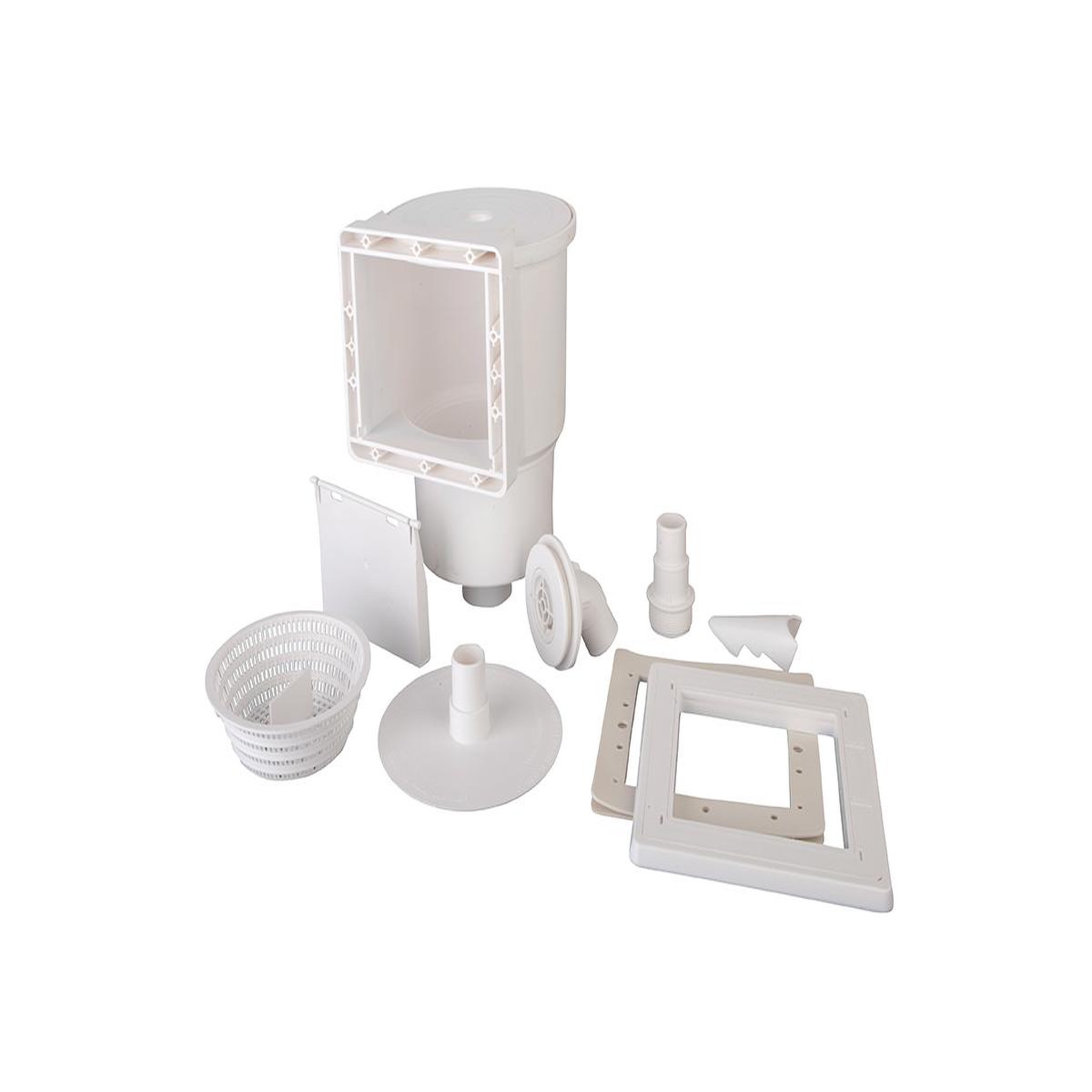 GRE Skimmer pour piscine acier blanc - gré