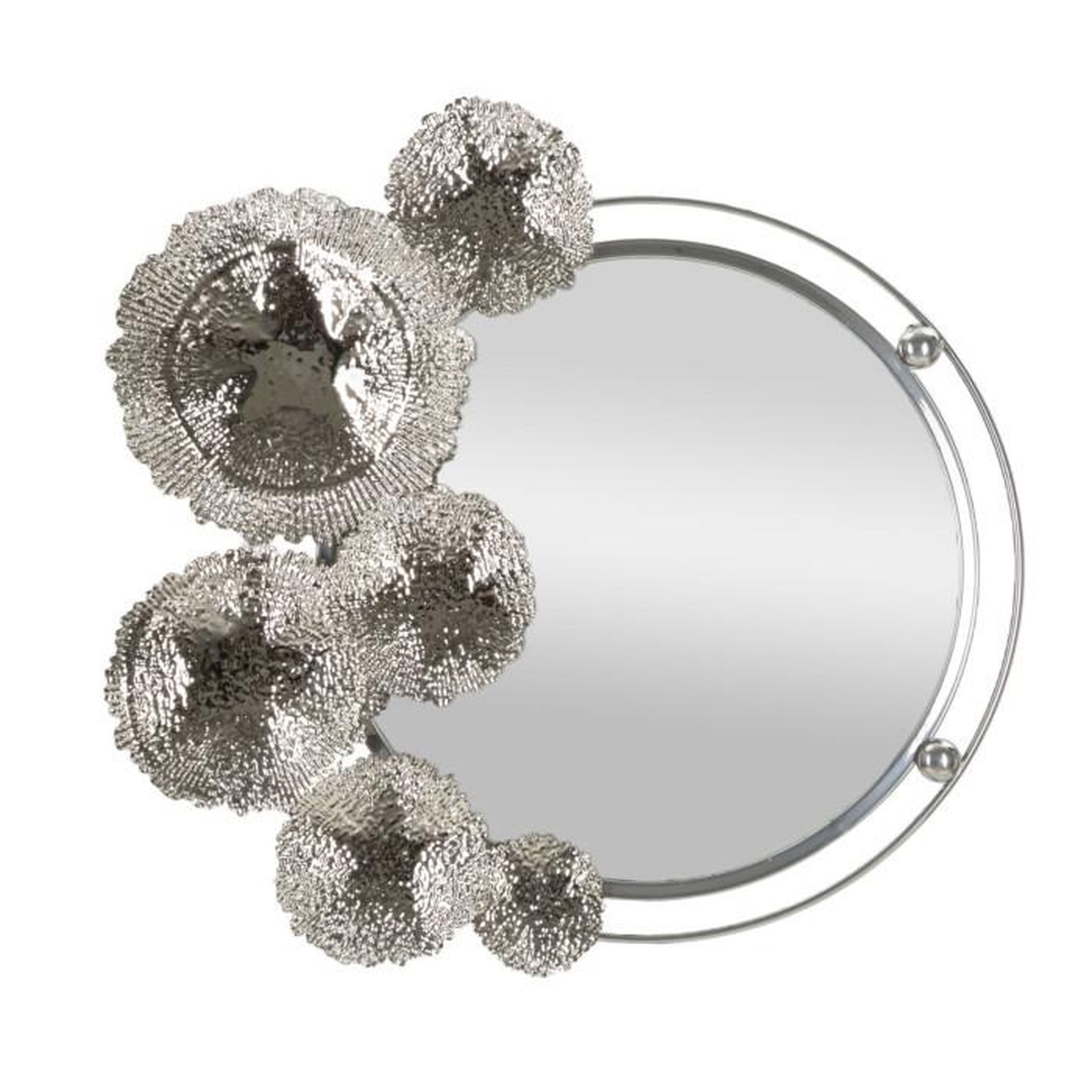 Paris Prix Miroir Mural Design  Kandi  85cm Argent