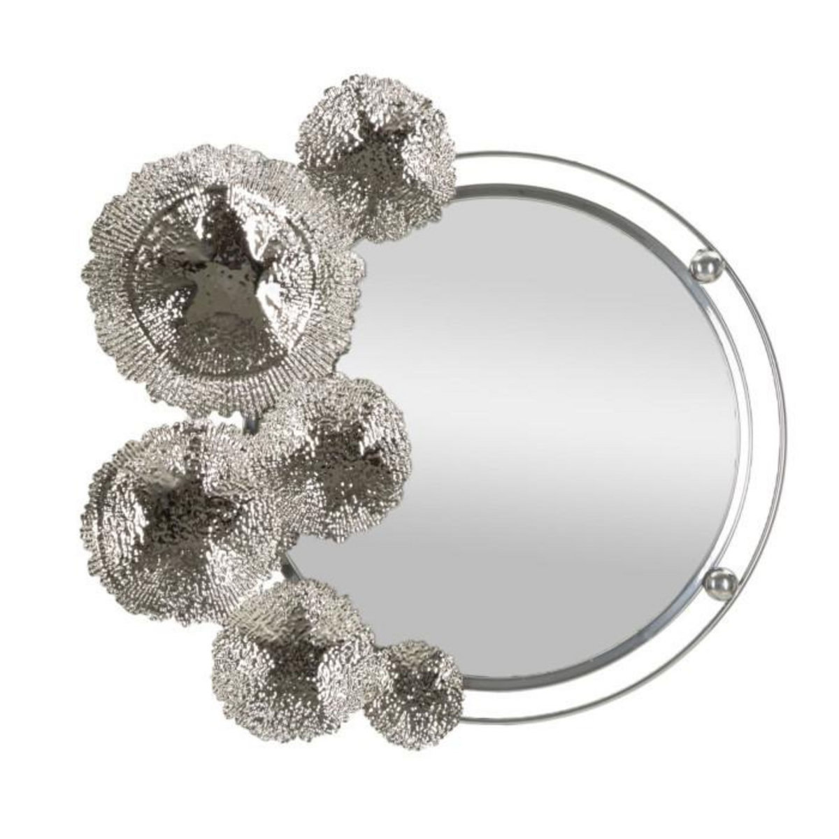 Paris Prix Miroir Mural Design  Kandi  85cm Argent