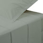 Voir la diapositive 2 : ATMOSPHERA Drap Housse 2 Personnes  Percale  180x200cm Vert Tilleul