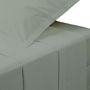 Voir la diapositive 2 : ATMOSPHERA Drap Housse 2 Personnes  Percale  180x200cm Vert Tilleul