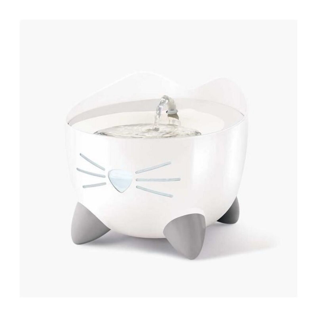 Cat'it CAT IT Fontaine a eau automatique pour chat - 2,5 L Acier inox et filtre